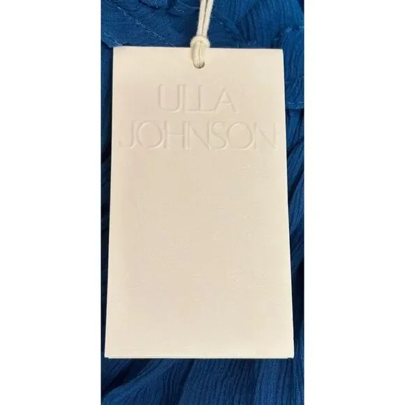 Ulla Johnson Elvia Blouse in Sapphire NWT Size 2 - Picture 6 of 9
